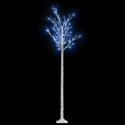 vidaXL Christmas Tree 200 LEDs 2.2m Blue Willow Indoor Outdoor
