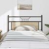 vidaXL Headboard Sonoma Oak 100 cm Engineered Wood and Steel