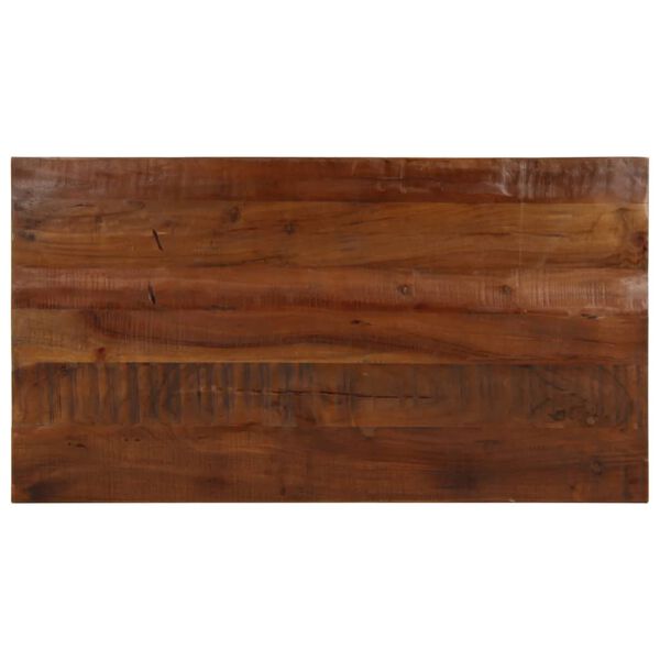 vidaXL Table Top 110x70x2.5 cm Rectangular Solid Wood Reclaimed