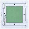 vidaXL Access Panel Green and Silver 30 x 30 cm