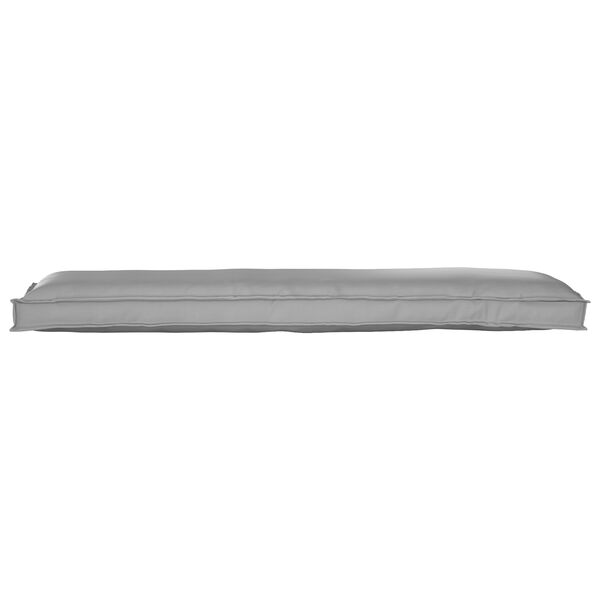 vidaXL Pallet Cushion Set 2 pcs Grey 150 x 40 x 8 cm Oxford Fbric