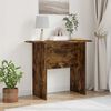vidaXL Console Table Smoked Oak 93 x 40 x 75 cm Engineered Wood