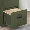 vidaXL File Cabinet Olive Green 44 x 50 x 106.5 cm Cold-Rolled Steel