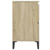vidaXL Sink Cabinet Sonoma Oak 80x33x60 cm Engineered Wood