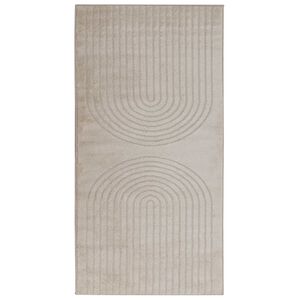vidaXL Indoor Rug GALATI Beige 150 x 80 cm Polyester