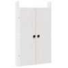 vidaXL Kitchen Door MEPPEL 2 pcs White 50 x 9 x 82 cm Solid Pine wood