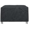 vidaXL Furniture Cover Plain Black 150 x 150 x 75 cm 600D