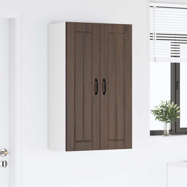 vidaXL Kitchen Cabinet Brown Oak 60 x 31 x 100 cm Engineered Wood
