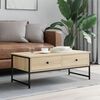 vidaXL Coffee Table Sonoma Oak 101x49x39.5 cm Engineered Wood