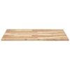 vidaXL Table Top Rectangular 100x80x2 cm Solid Wood Acacia