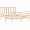 vidaXL Bed Frame without Mattress 140x190 cm Solid Wood Pine
