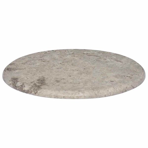 vidaXL Table Top Grey &Oslash;50x2.5 cm Marble