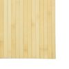 vidaXL Room Divider Light Natural Width 400 cm Height 165 cm Bamboo