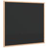 vidaXL Chalkboard with Solid Pine Wood Frame Black 60x55 cm