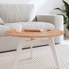 vidaXL Table Top &Oslash;70x1.5 cm Round Solid Wood Beech
