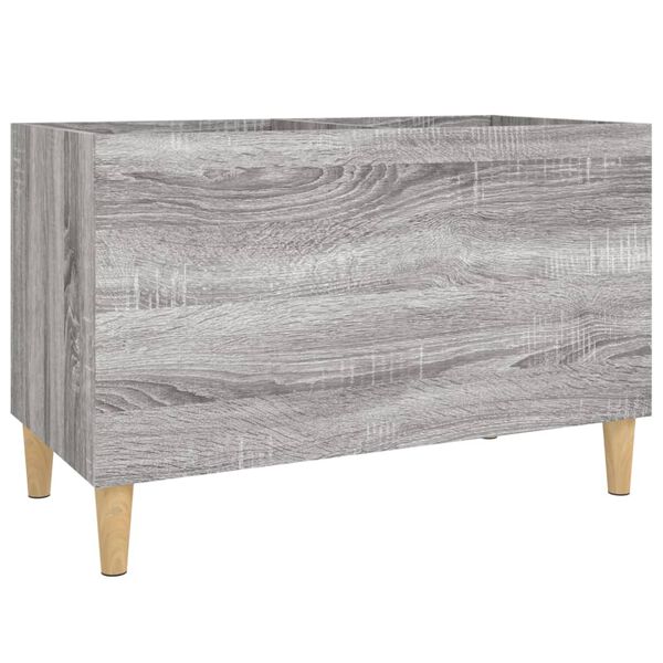 vidaXL Record Cabinet Grey Sonoma 74.5x38x48 cm Engineered Wood