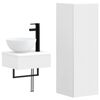 vidaXL Bathroom Furniture Set 2 pcs White 33 x 34.5 x 100 cm