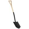 vidaXL Garden Point Shovel YD Grip Steel and Ashwood