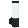 vidaXL Outdoor Wall Light Black 12 x 8.5 x 27 cm