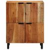 vidaXL Sideboard with Shelf Brown 60 x 33 x 75 cm Solid Acacia wood