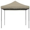vidaXL Party Tent Folding Taupe 292 x 292 x 315 cm Oxford Fabric