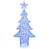vidaXL Christmas Tree with 240 LEDs Blue 180 cm Acrylic