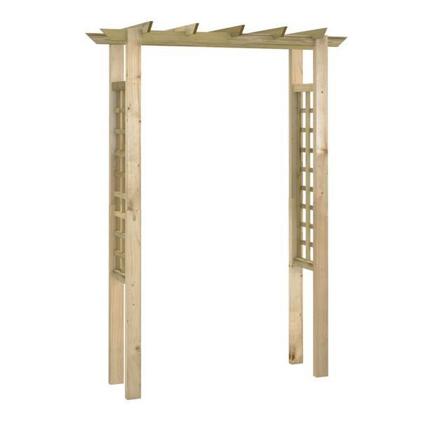 vidaXL Arbour / Rose Arch 150x60x204 cm Impregnated Wood