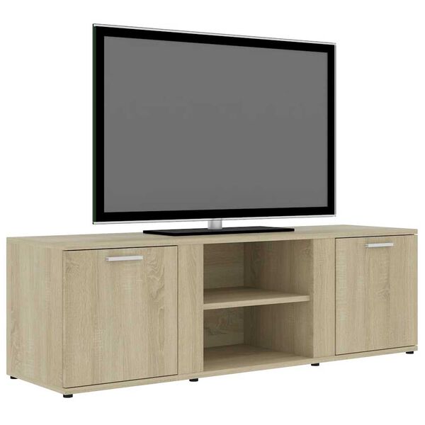 vidaXL TV Cabinet Sonoma Oak 120x34x37 cm Engineered Wood