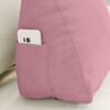 vidaXL Back Pillow Pink 45 x 20 x 35 cm Corduroy Fabric