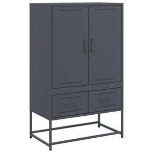 vidaXL Highboard Anthracite 68x39x111,5 cm Steel