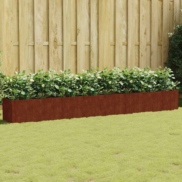 vidaXL Garden Raised Bed 360x40x40 cm Corten Steel