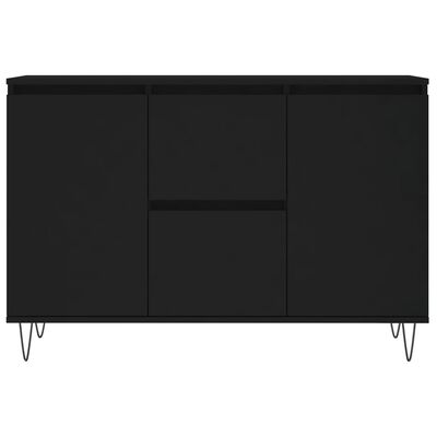 vidaXL Sideboard Black 104x35x70 cm Engineered Wood
