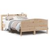 vidaXL Bed Frame without Mattress 120x190 cm Small Double Solid Wood Pine