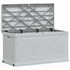 vidaXL Storage Box | Light Grey | Plastic | Large | Storage Box | Rectangular