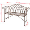 Esschert Design Garden Bench Metal Old English Style MF009