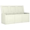 vidaXL Cushion Box Vanilla Ice 125x40x42 cm 130 L