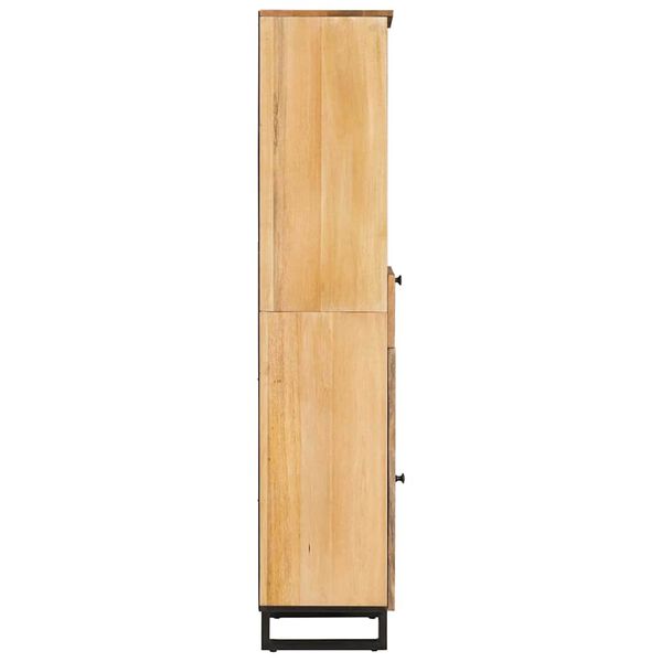vidaXL Bathroom Cabinet Brown 38 x 33 x 160 cm Solid Mango Wood
