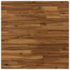 vidaXL Rectangular Table Top 70 x 70 x 3.2 cm Square Solid Acacia Wood