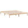 vidaXL Extra Long Bed Frame without Mattress 180x210 cm Solid Wood Pine