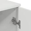 vidaXL Bathroom Cabinet with Door High Gloss White 30 x 31.5 x 61 cm