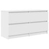 vidaXL TV Cabinet White 100x35x54 cm Engineered Wood