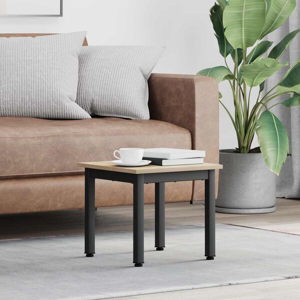 vidaXL Coffee Table Sonoma 40 x 40 x 36 cm Engineered Wood