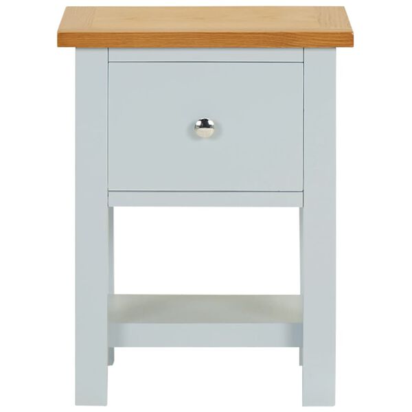 vidaXL Nightstand 36x30x47 cm Solid Oak Wood