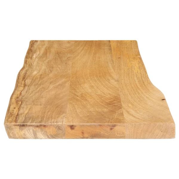 vidaXL Table Top 100x40x2.5 cm Live Edge Solid Wood Mango