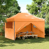 vidaXL Party Tent Folding Orange 279 x 410 x 315 cm Oxford Fabric
