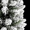 vidaXL Artificial Christmas Tree with 300 LEDs with Stand White 240 cm
