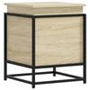 vidaXL Storage Box with Lid Sonoma Oak 40x40x51.5 cm Engineered Wood