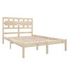 vidaXL Bed Frame without Mattress 120x190 cm Small Double Solid Wood