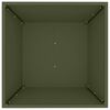 vidaXL Garden Planter Olive Green 50 x 50 x 15 cm Cold-rolled Steel