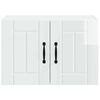 vidaXL Kitchen Wall Cabinet with Door High Gloss White 60 x 31 x 40 cm